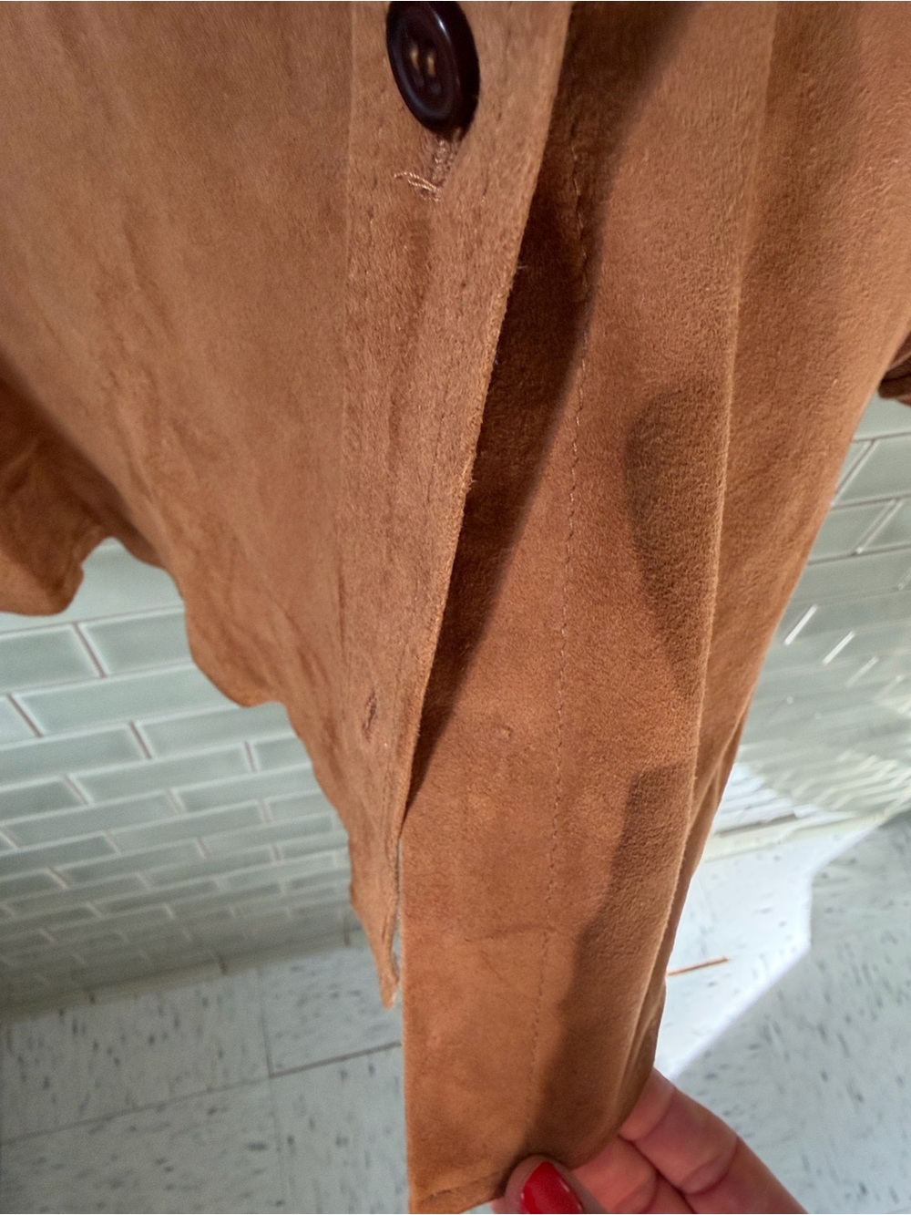 Quince 100% Suede Overshirt - Picture 4 of 7